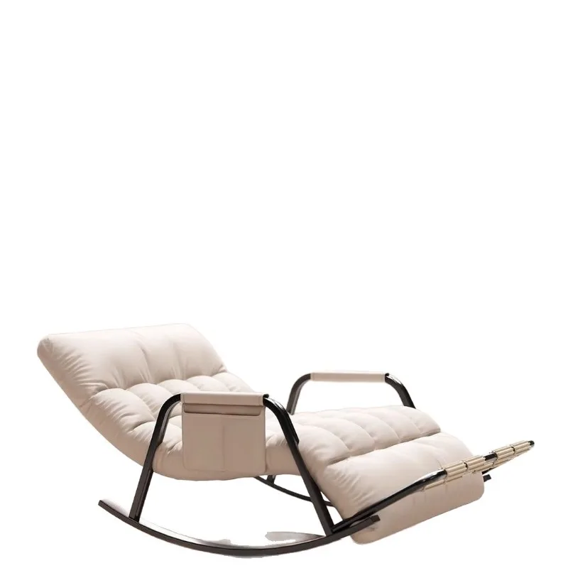 

Rocking Chair Double Adjustable Lounge Foldable Home Living Room Balcony Double Folding