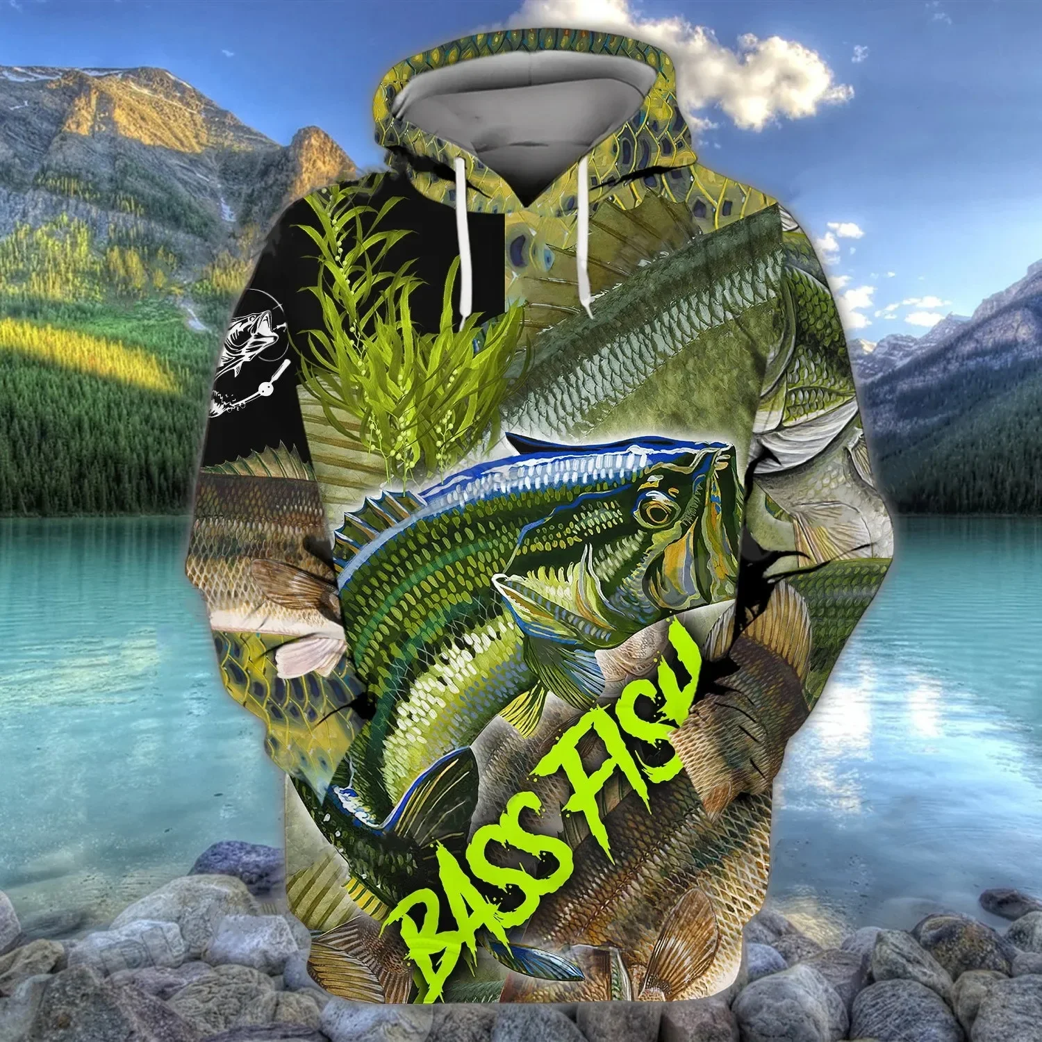 Bass Fishing 3D Printed Men\'s Fashion Hoodies Autumn Unisex Casual Hooded Pullover Gift For Fishing Lover