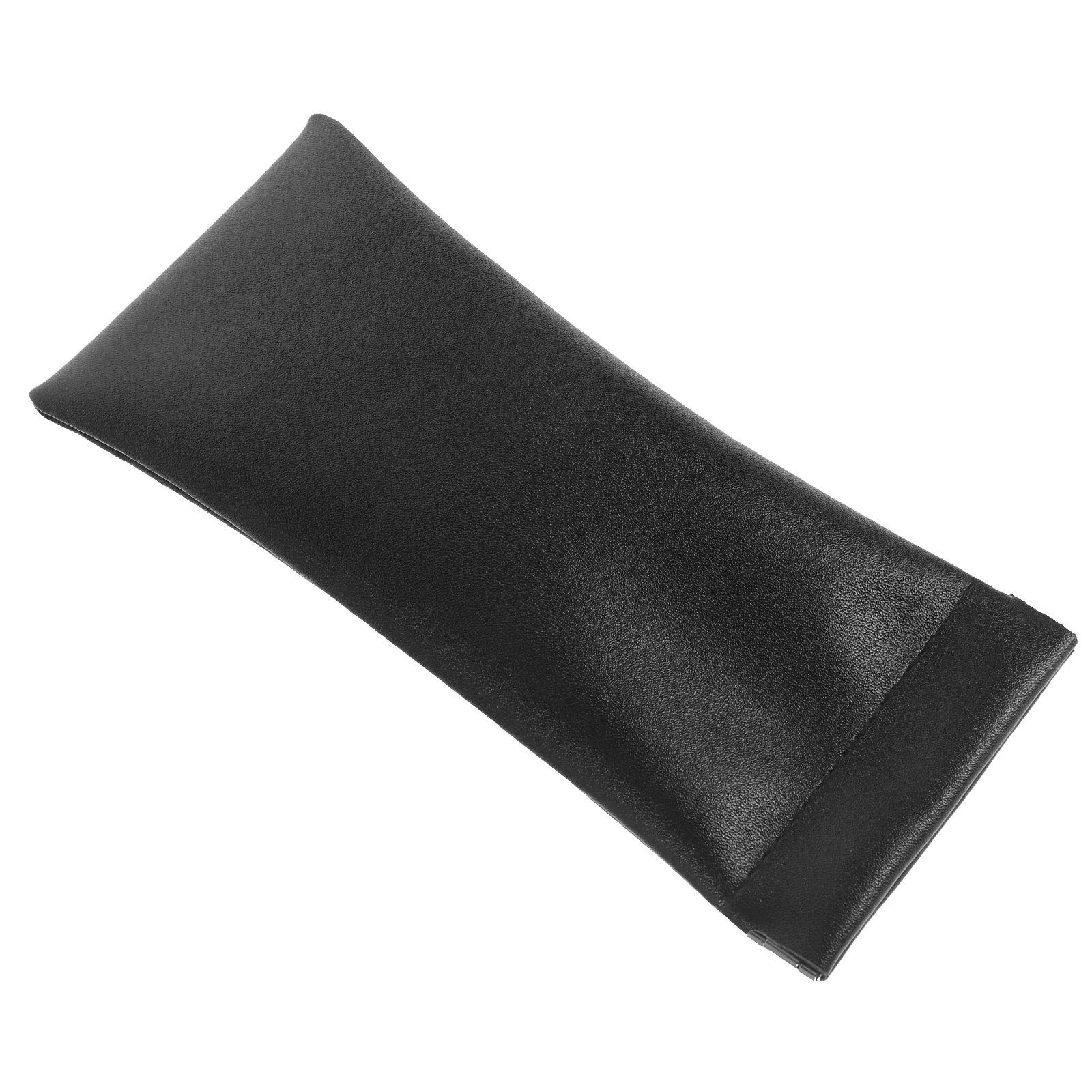 

Portable Glasses Case Soft PU Automatic Closure Sunglasses Pouch Black Travel Outdoor Eyewear Bag Storage Solution