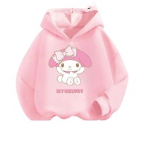 Children's Top Spring Autumn Cartoon Printed Graffiti Cute Wind Sanrio Hoodie Set My Melody Children's Clothing Girls Sweatshirt