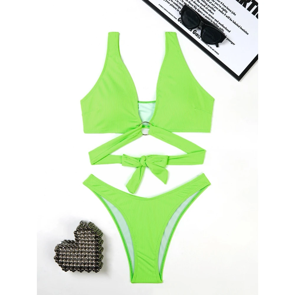 

Push Up Bikini 2026 Sexy Bikini Set Women Swimwear Bathing Suit Swimsuit Female Swimming Suit Bandage Swimsuit Thong Bikini
