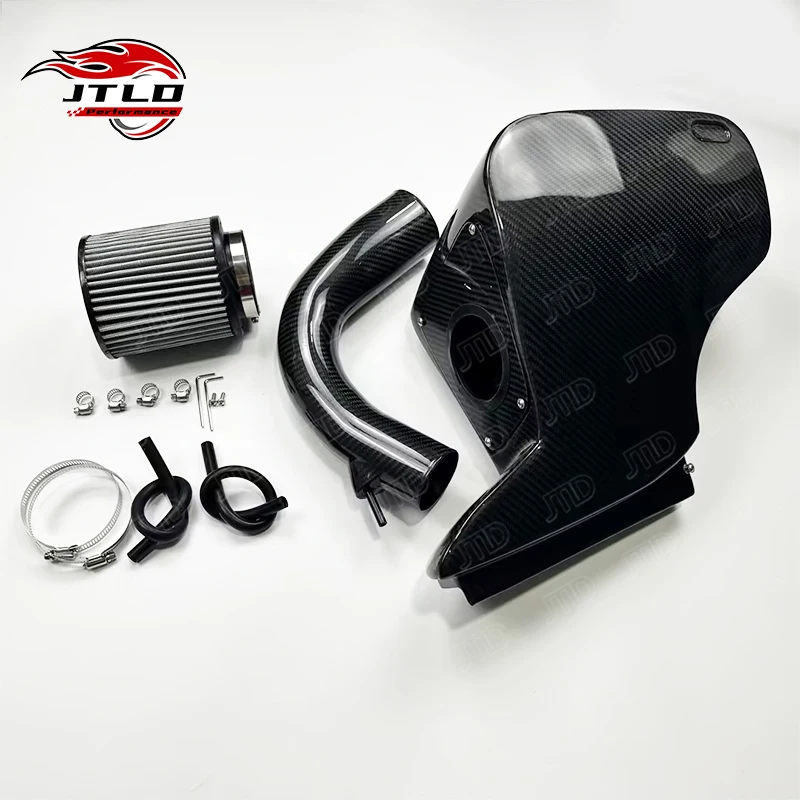 High Performance Turbo Carbon Fiber Intake & Exhaust System Kit For VW Golf 7 1.4T