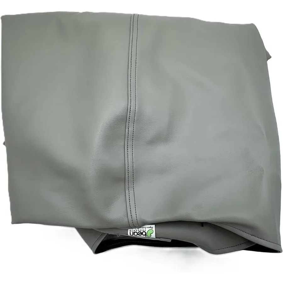 Vinyl Marine Boat Bean Bag Chair Cover Retro Style Weatherproof Lazy Sofa Cover for Adults Washable Bean Bag Cover Without Fill