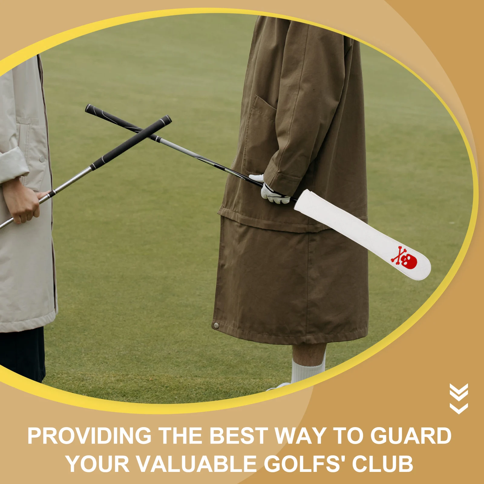 

Baton Set Golfing Club Head Covers Golfs Protective Portable Protector Sleeves