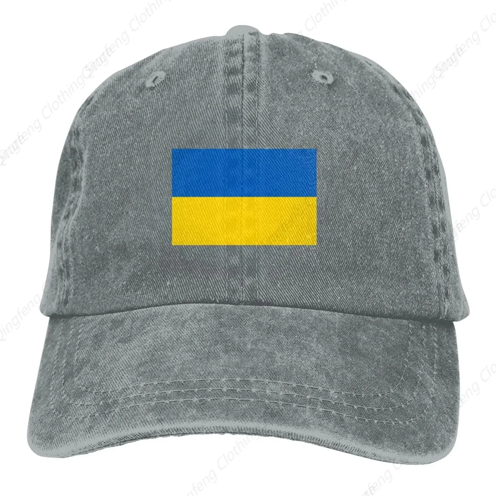 

Flag of Baseball Caps Unisex Cowboy Hat Casquette Cap Vintage Adjustable Fashion Gray