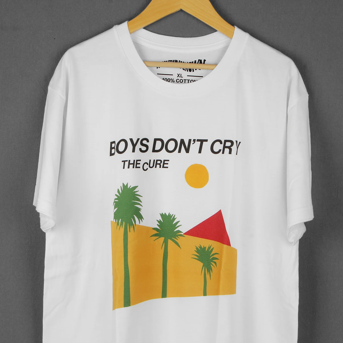 Boys Don't Cry The Cure T Shirt New Wave Post Punk Smiths Talking Heads Band Short Sleeves Men's Top Graphic Rock Printed Shirt