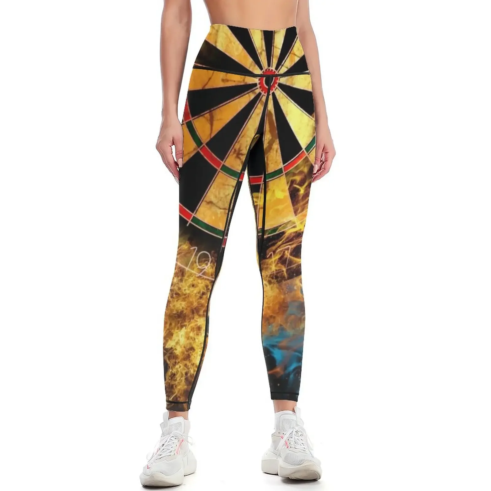 

LETS PLAY DARTS Leggings sport legging sport set workout clothes for Fitness clothing Womens Leggings