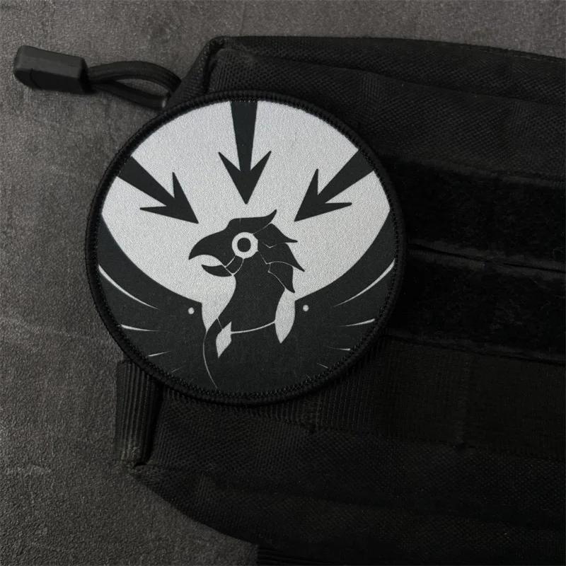 Parche táctico con estampado animal y gancho-bucle para mochila - imagen 4