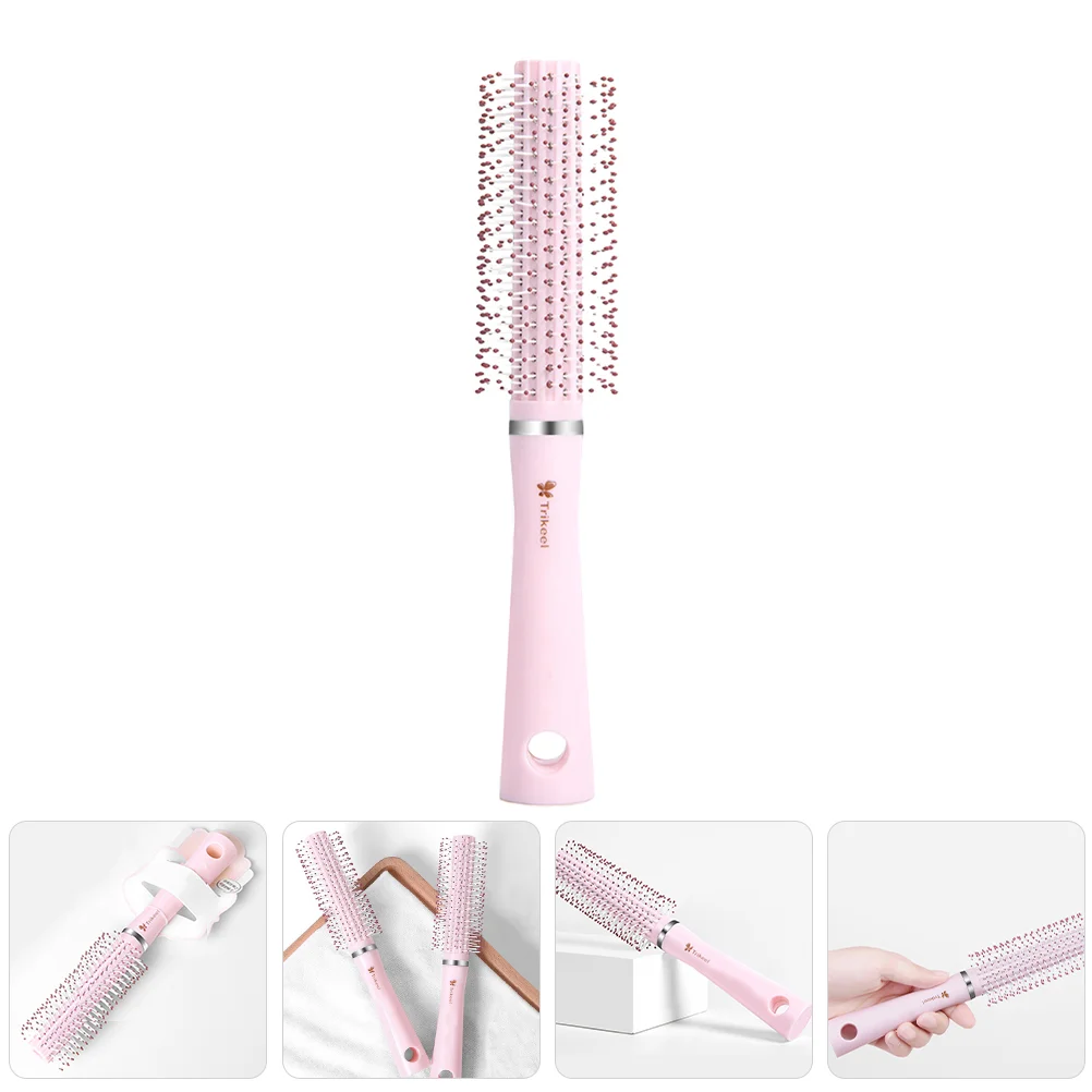 Roller Portable Hair Brush Comb for Women Round Styling Blow Drying Hairbrush Bangs