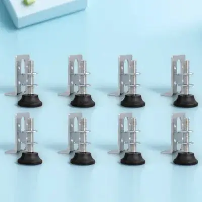 

8Pcs Wardrobe Leveling Feet Galvanized Rustproof Furniture Accessories Cabinet Leg Leveler Wardrobe Level Feet