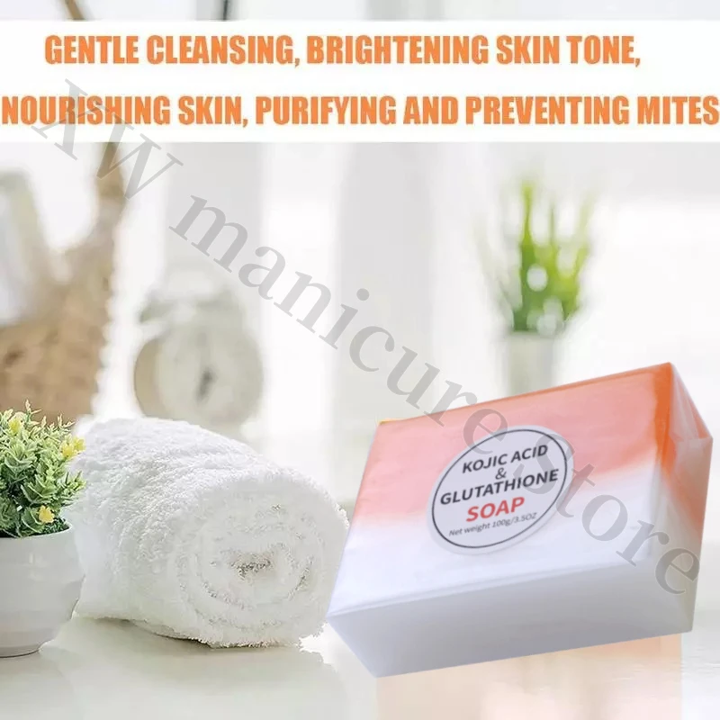 Kojic Acid Skin Whitening Soap Fades Dark Underarms and Legs Removes Dead Skin Whitens and Brightens Facial Skin Whitening Soap