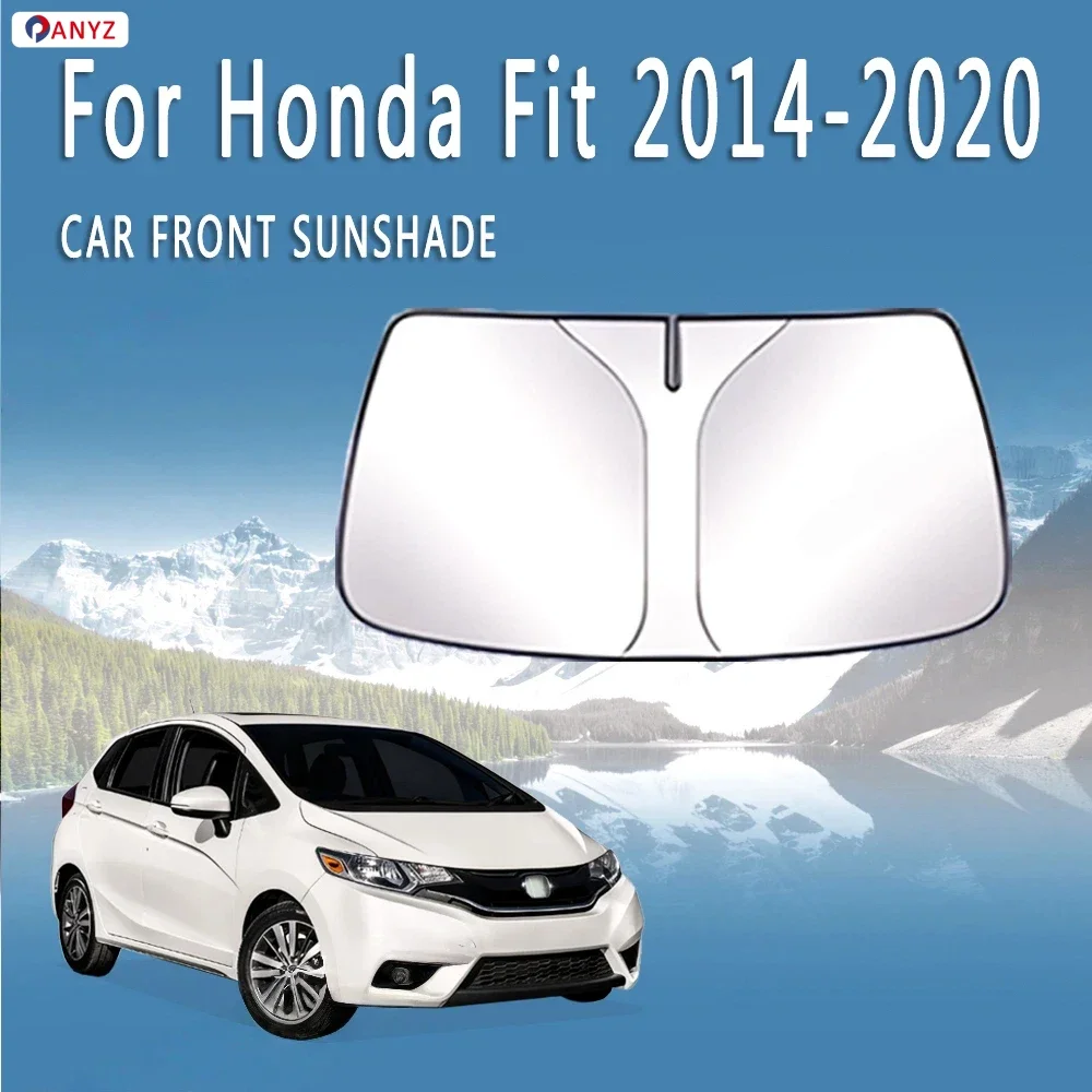 

Car Front Windshield Sunshade Sun Visor Cooling Auto Accessories Summer Heat Insulation Foldable For Honda Fit GK3 GK4 2014~2020