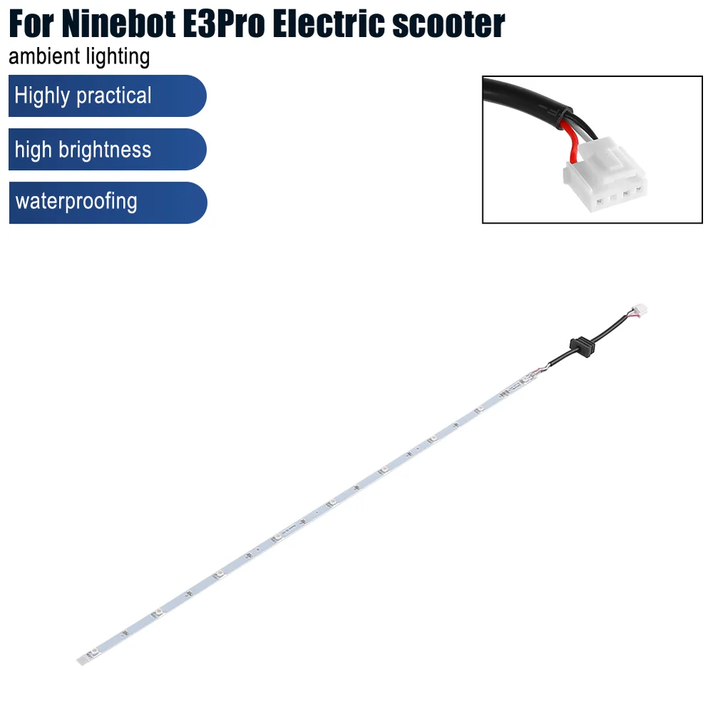LED Ambient Scooter Light Strip Stylish Decoration For Electric Scooter Enhanced Visibility Waterproof Design ABS Construction