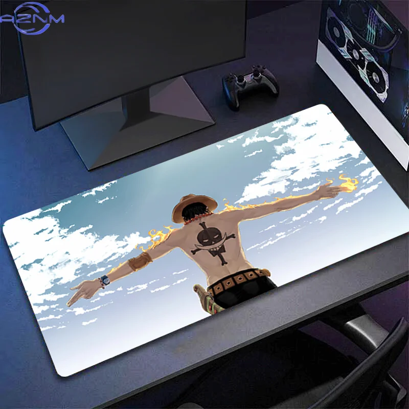 Mouse Pad One Piece Anime Durable New Carpe Large PC Gamer Computer Mausepad Varmilo Keyboard Gaming Accessories Desk Mat