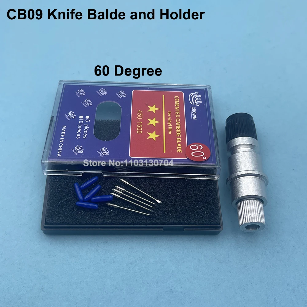 6PCS Cutter Plotter CB09 Knife Blade Holder for Graphtec CB09U CE5000 CE6000 FC8000 FC8600 Cutting Cemented Carbide Blade Device