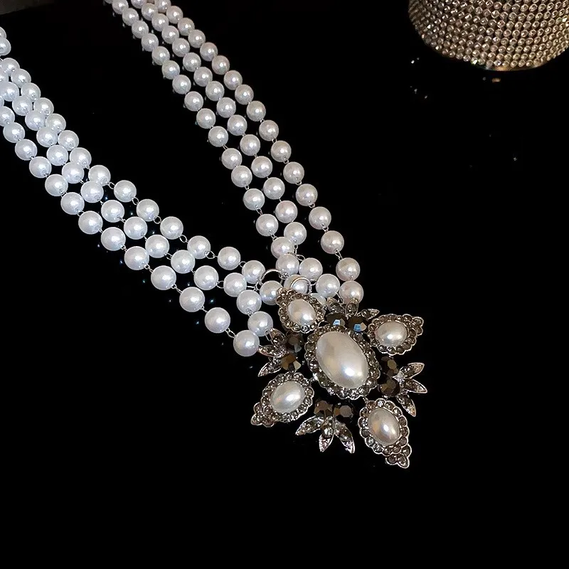 Luxe Artificial Pearl Body Chain for Glamorous Coquette Formal Evening Looks Luxury Designer Jewelry