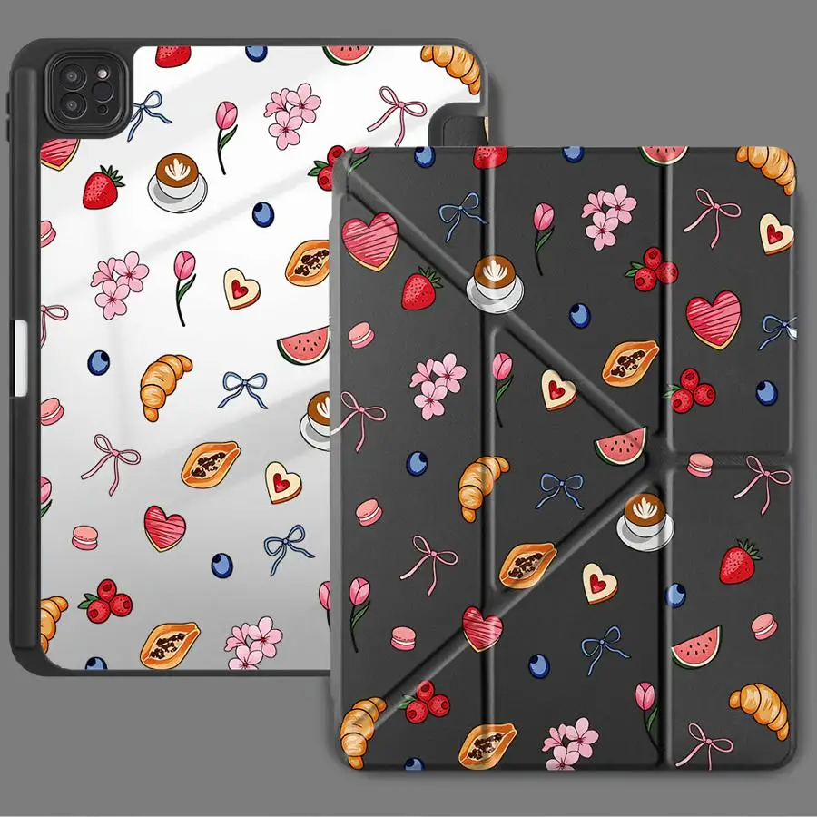 

Holder Cover Tablet Case For iPad Pro 11th 10th 9th 8th 7th 12.9inch Pro 2025 Mini 6 7 Air 4 5 M3 M2 M4 11inch Sweet Treat