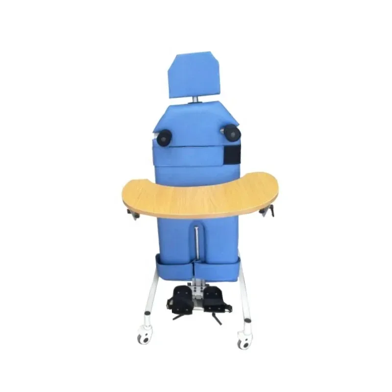 

Rehabilitation therapy supplies physiotherapy electric manual tilting children standing frame