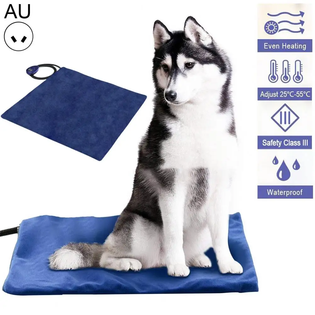 Electric Warmer Pad  Practical Waterproof Washable  Plug-and-Play Pet Dog Cat Electric Warmer Pad for Home