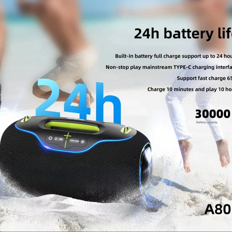 High power large speaker outdoor Dj party waterproof bluetooth speaker bass high quality loud