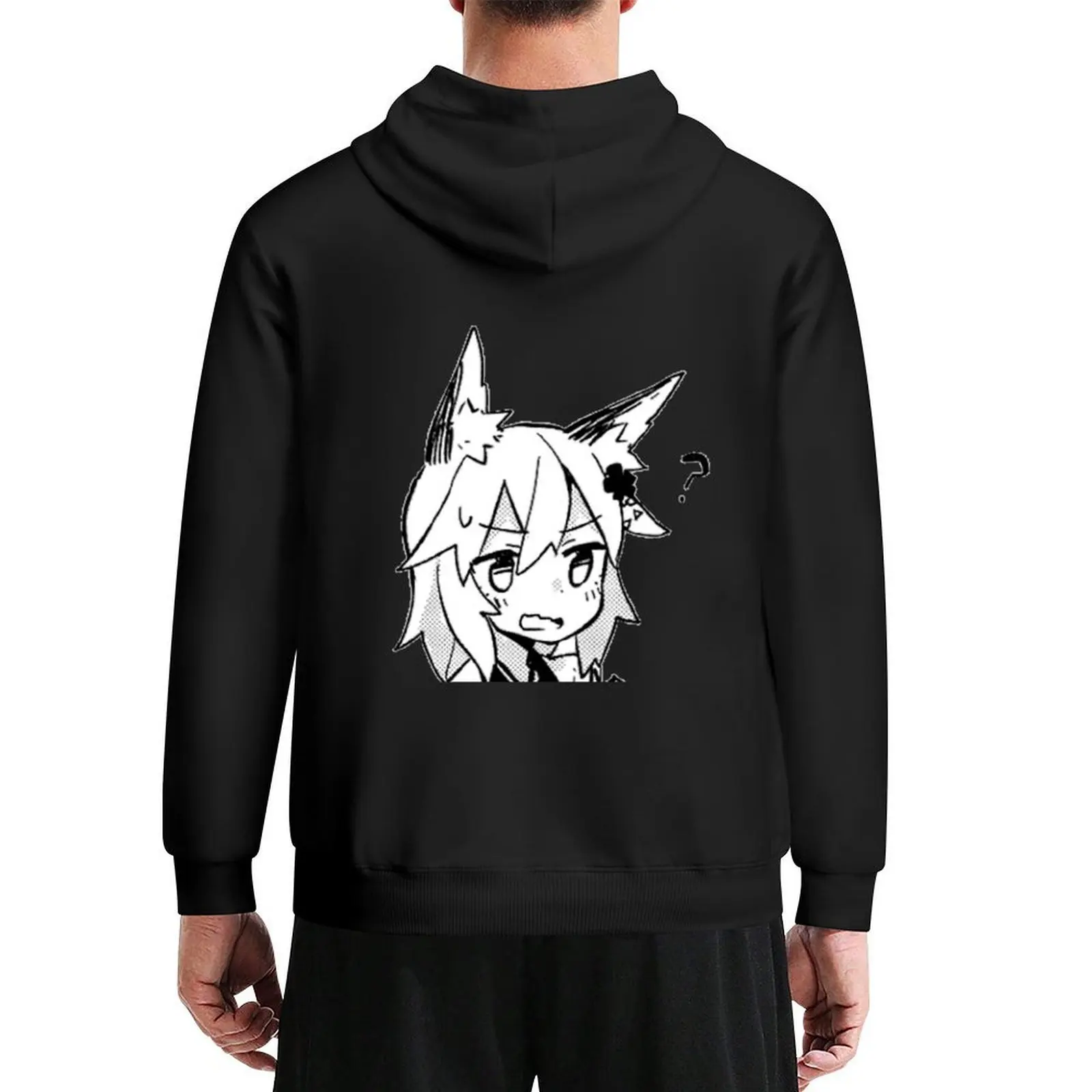 

Senko-san Confused Design Hoodie graphic t shirts men mens clothing clothes for men autumn clothes tracksuit men