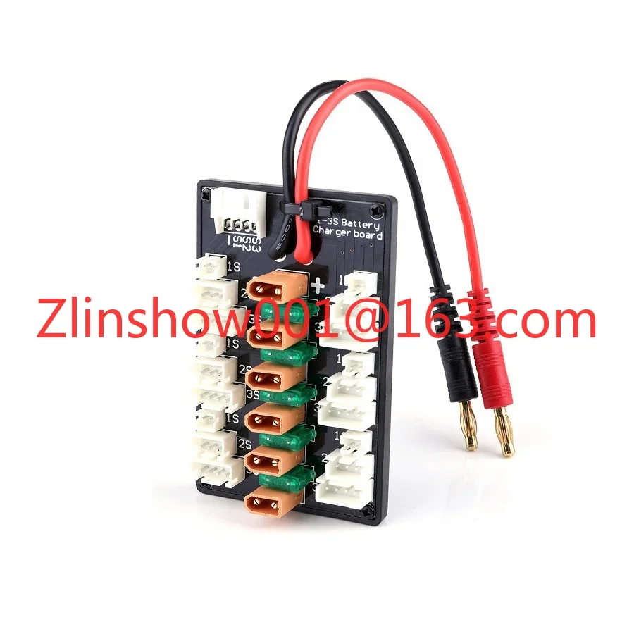 1S-3S 20A XT30 Plug Plastic Parallel Charging Board for RC Lipo Battery Charger IMAX B6 B6AC Balance Expansion Board