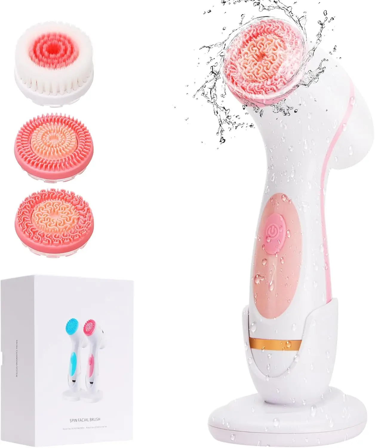 

Electric Cleansing Brush Double rotating Cleansing Brushes facial cleanser, face Deeply Cleansing Brush Face Deep Cleansing Tool