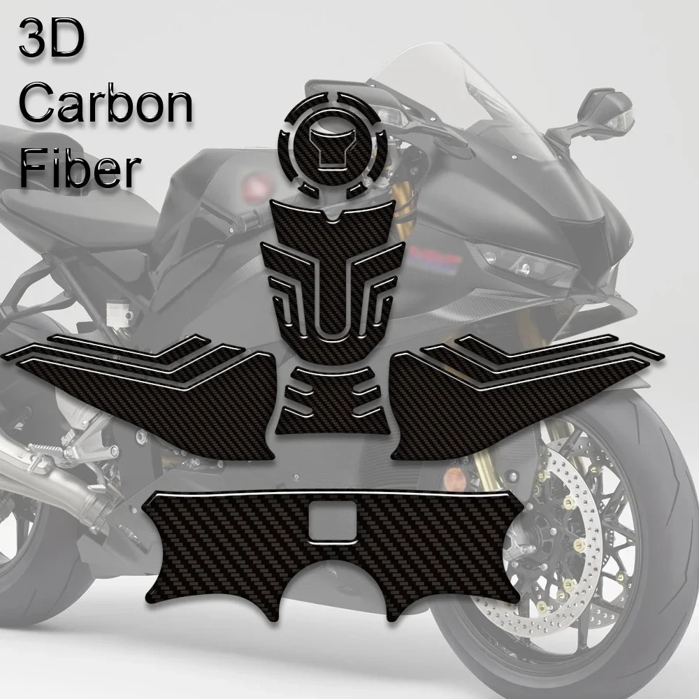 NEW For Honda CBR1000RR-R CBR1000RR R CBR 1000RR SP Fireblade Motorcycle Tank Pad Fuel Knee Carbon Fiber Stickers Protector