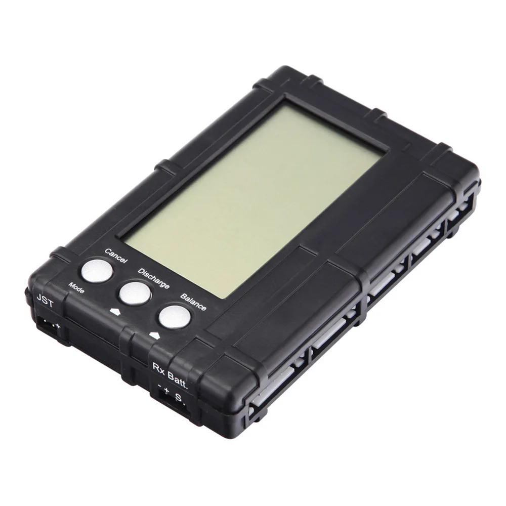 3 in 1 batteria LCD LiPo/LiFe 2-6s bilanciamento scaricatore misuratore di tensione Tester schermo LCD registro connettore JST per modello RC