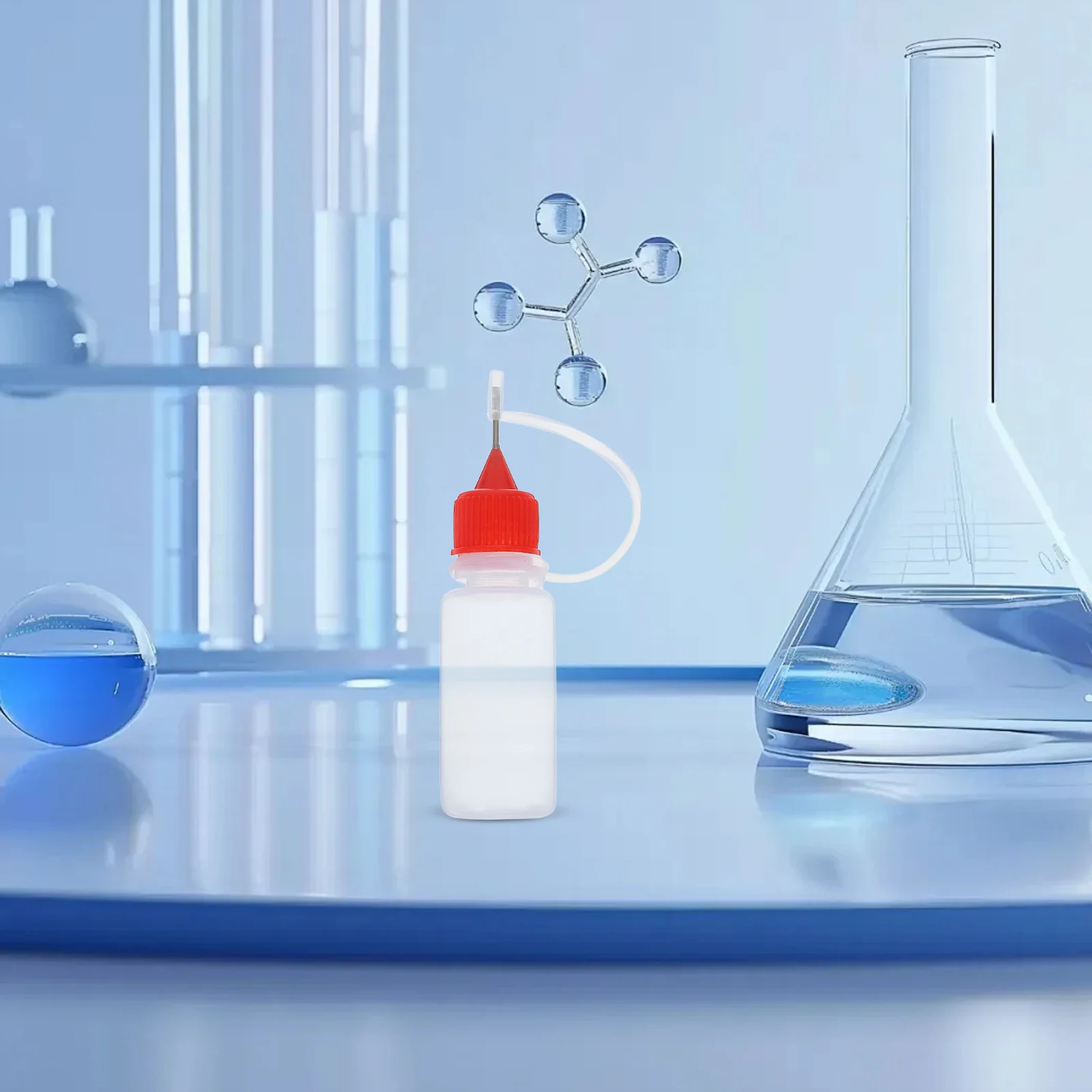 

10 pcs Precision Applicator Bottles 0.5Ml Plastic Squeeze Dropper For Glue Ink Lubricant Refillable Liquid Container Holder Diy