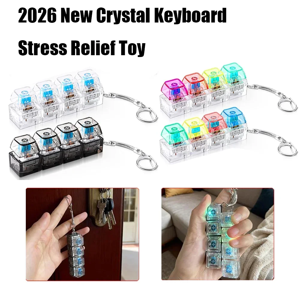 Led Keyboard Keycha…
