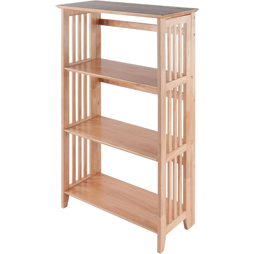 

Mission Beech Wood 4-Tier Shelf, Natural