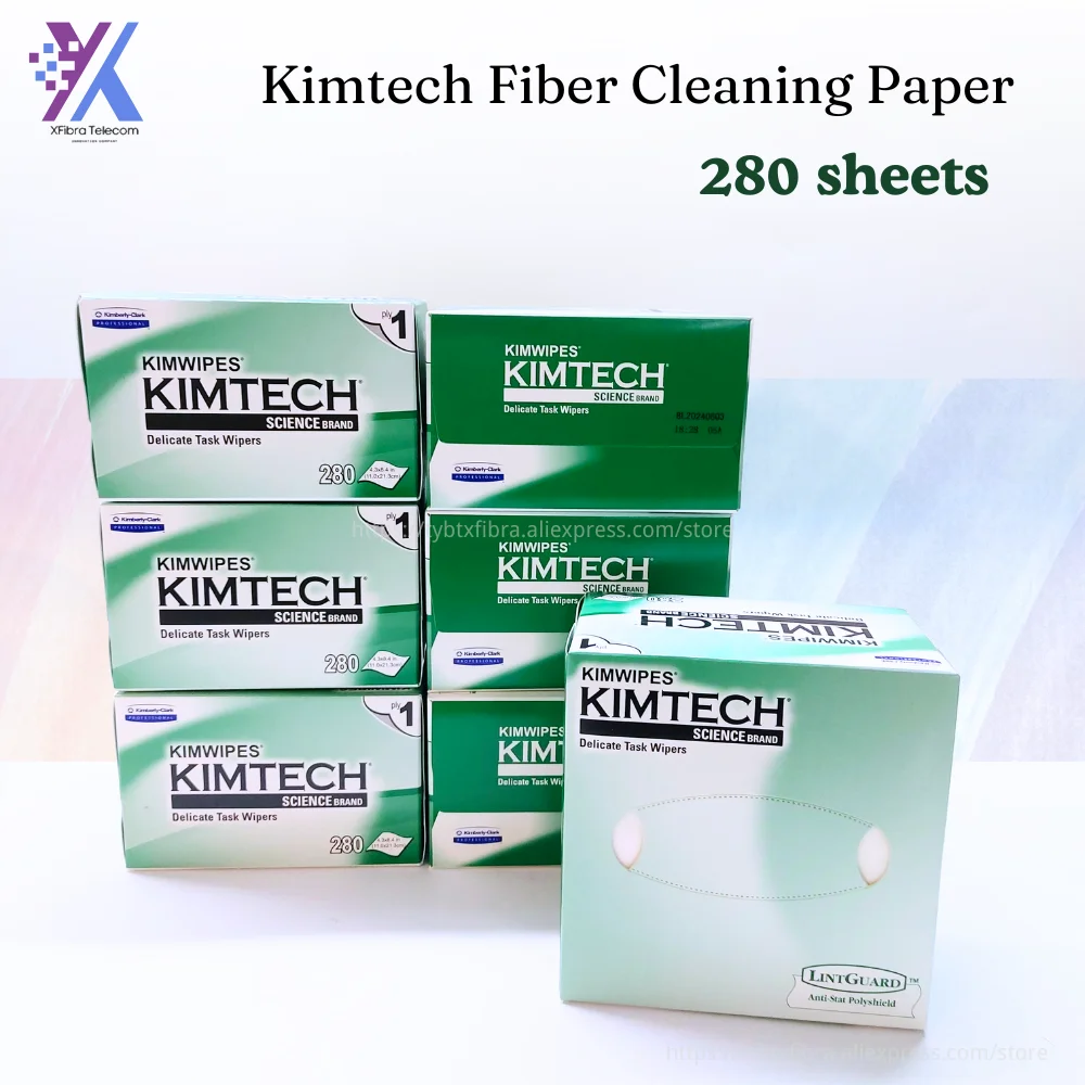 

Kimwipes 280 sheets Kimtech Fiber Cleaning Paper, Kimperly Wipes, Optical Fiber Wiping Paper, Good Price