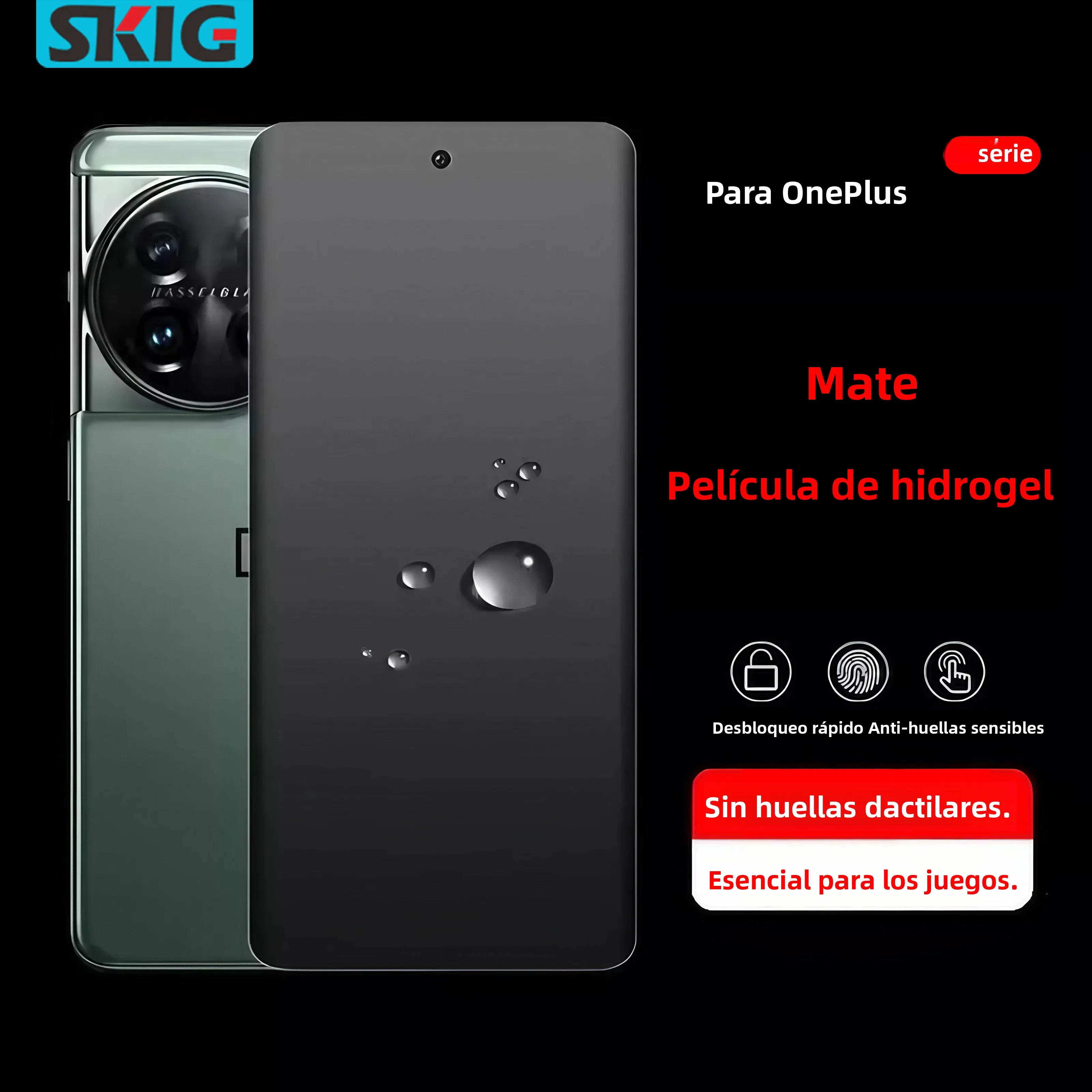 Matte Hydrogel Film for OnePlus 13 12 12R 11 11R 10 9 8 7 7T Pro No Fingerprint Screen Protector Not Tempered Glass