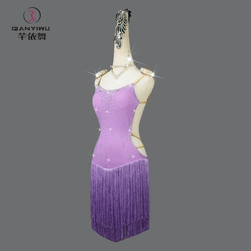 ห้องบอลรูมเต้นรําเสื้อผ้า 2025 ละตินชุดElegant PartyชุดสตรีDancewearกระโปรงเซ็กซี่Stageเครื่องแต่งกายหญิงSambaชุด