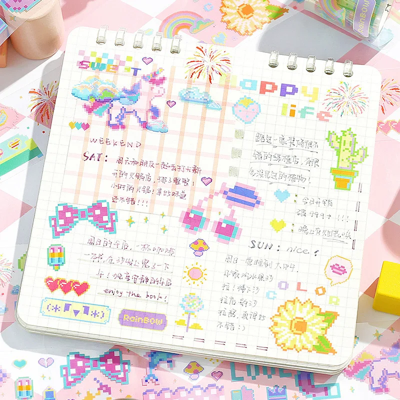 40mm*3m 1roll Kawaii tape Sticker Adhesive Diy Stick Labels Diary Album Scrapbooking material Masking tape