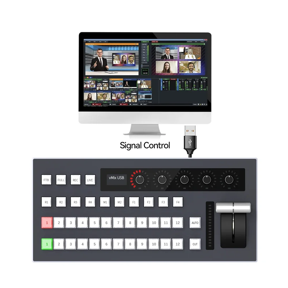 full HD 1080P IP video conference camera for live streaming compatible with Vmix control panel