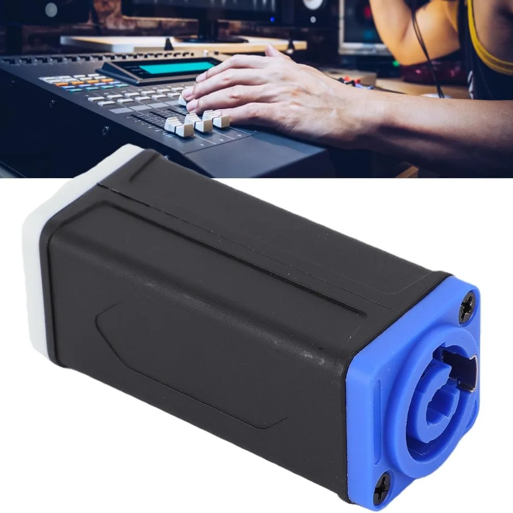 2pcs Reliable three‑core Connector Male to Female 13 AWG AC Coupler Adapter Ac Power Connector Plug Connector Cable Extension