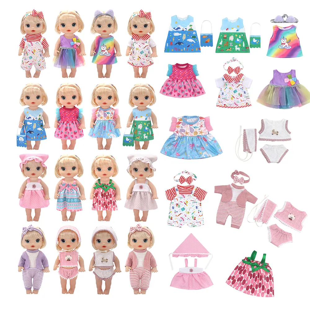 2026 Puppenkleidung für 12 Zoll (30 cm) Baby Alive Spielzeug-Krabbelpuppen-Zubehör.