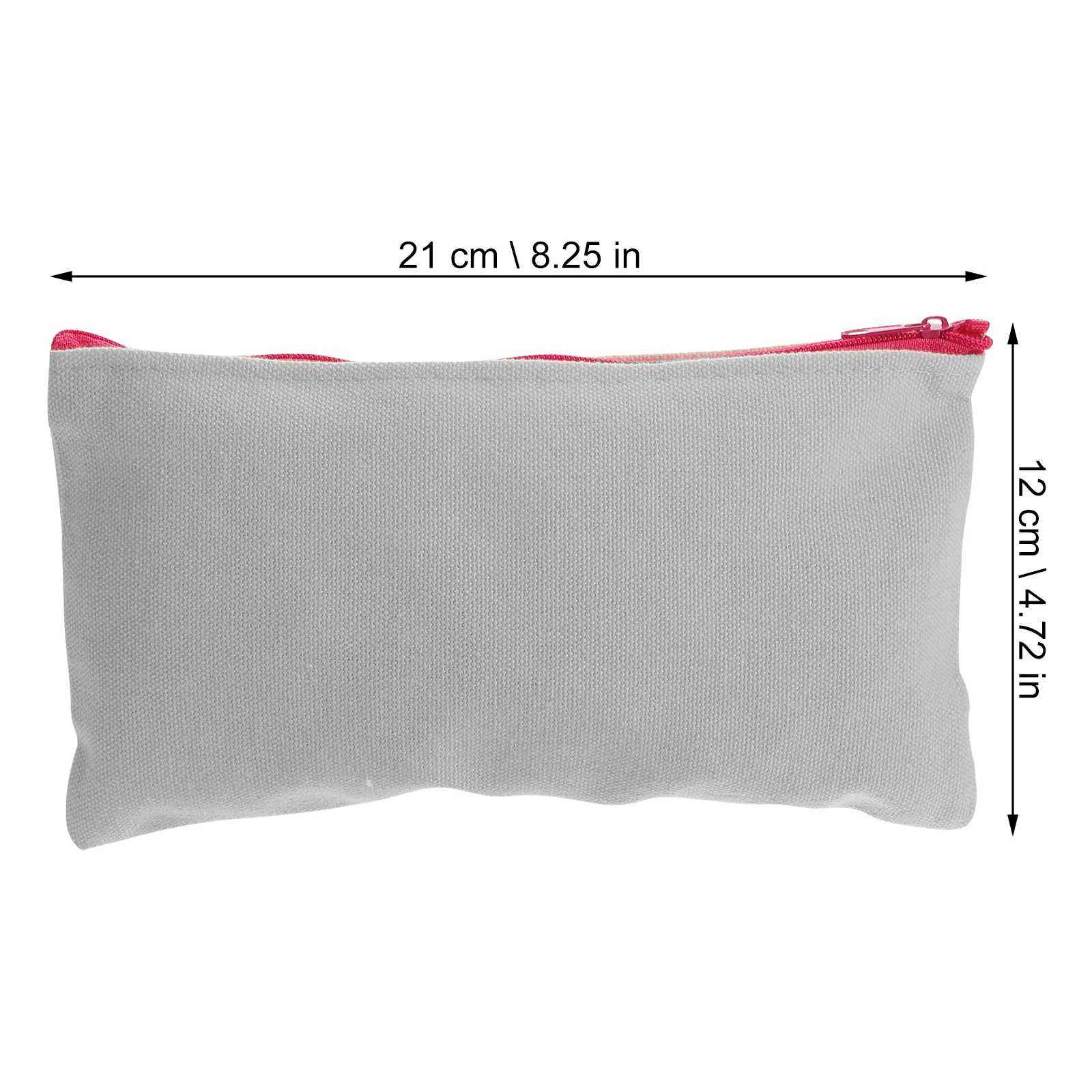 15 Pcs Sublimation Pencil Case Travel Makeup Bag for Canvas Heat Transfer