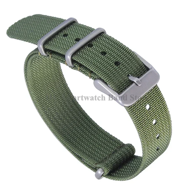 Military Strap Nylon Universal 18mm 20mm 22mm Watch Straps Striped Replacement Watch Accessories Nylon Watch Straps Braid