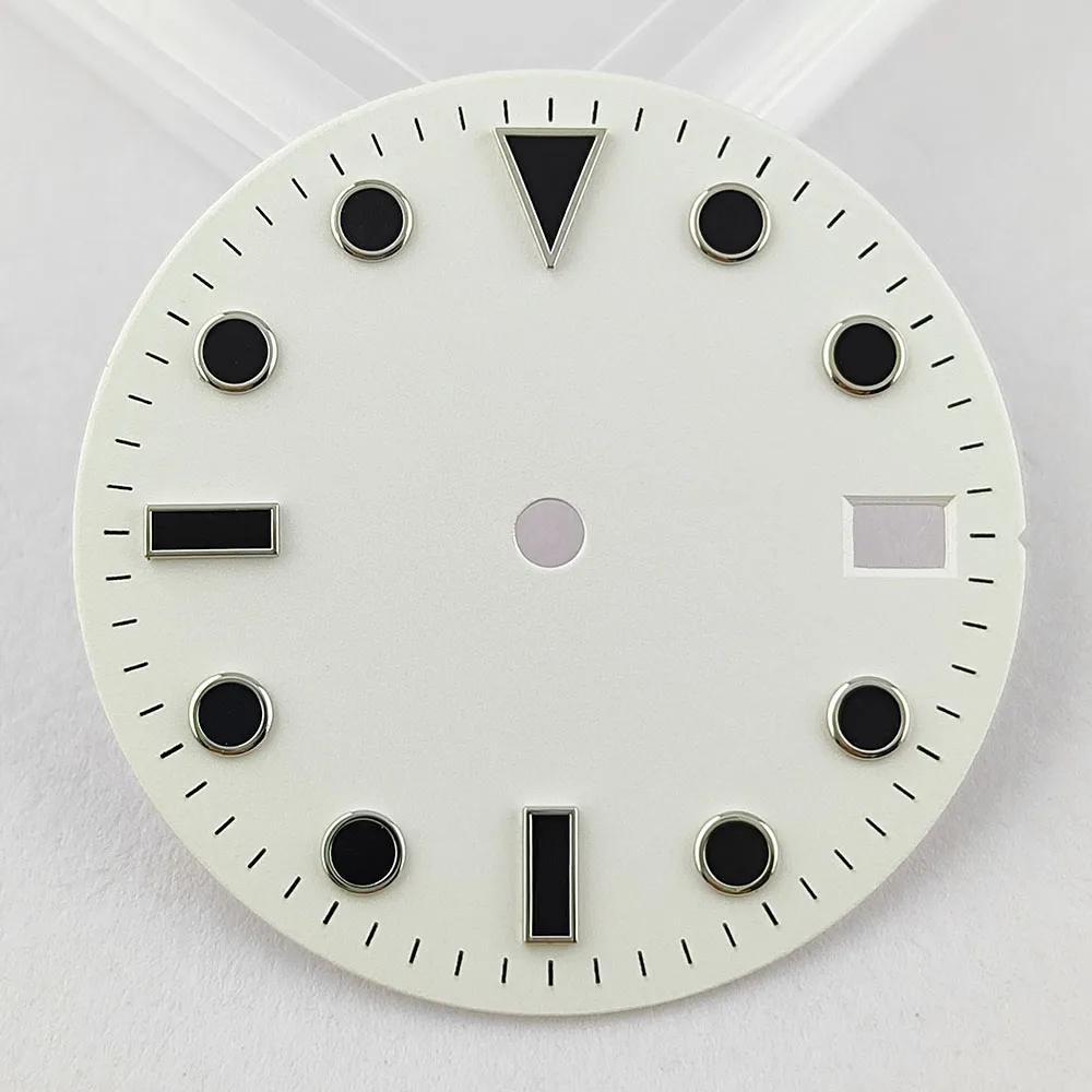 قرص ساعة NH35 عالي الجودة 28.5 ملم غير مضيء مناسب لملحقات ساعة الحركة NH35 NH36