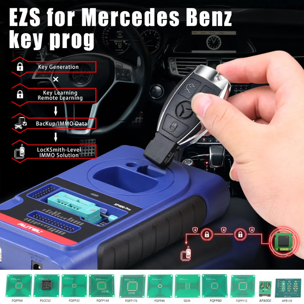 Autel Program Scanner IM608 II IM608S II Key FOB Programming Tool Komplettset Diagnosescanner, obere IMMO-Funktion, ECU-Codierung – Detail 20