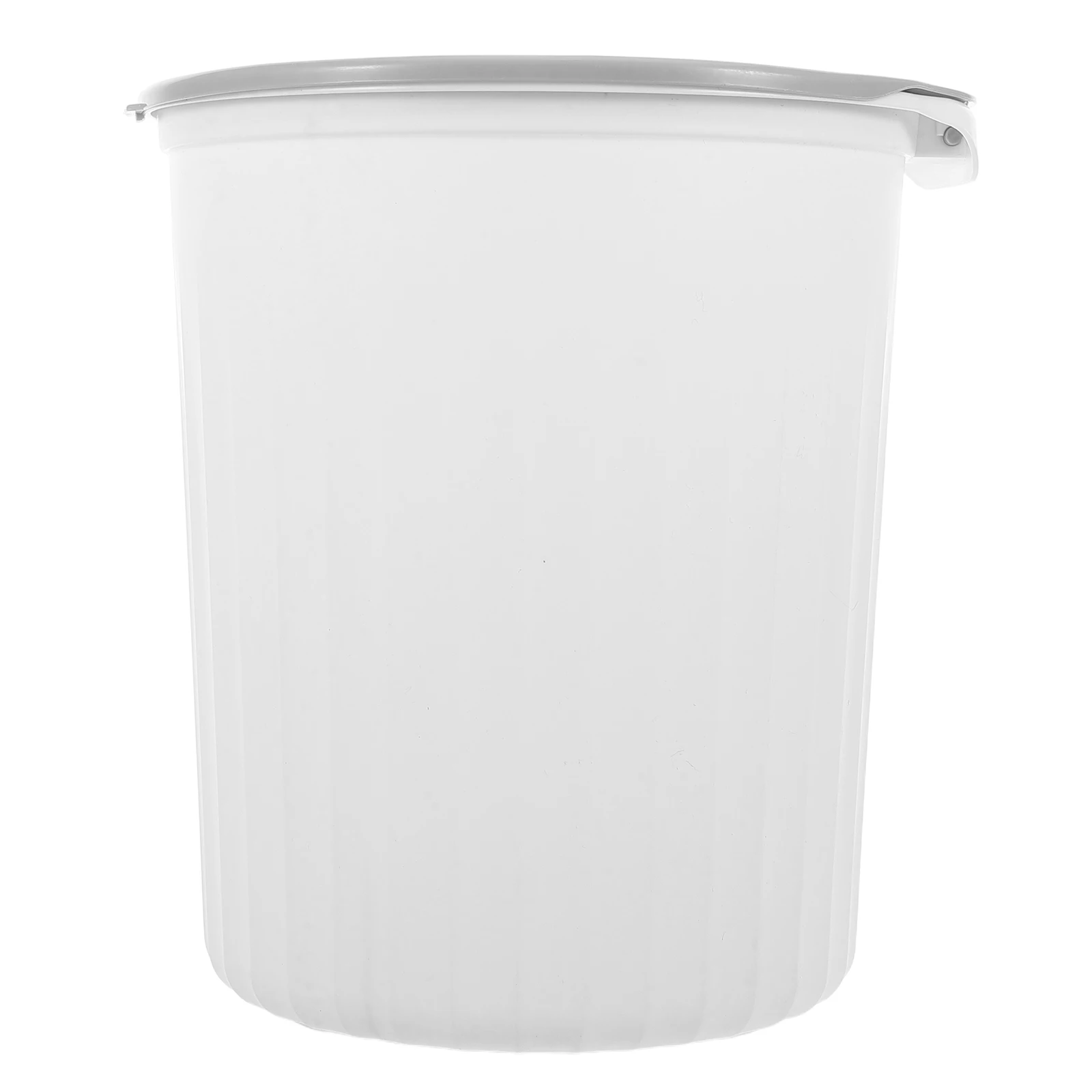 

Simple Trash Can Kitchen Bin Garbage for Bedroom Pail Bathroom Small Plastic Desk Top Office Waste Basket
