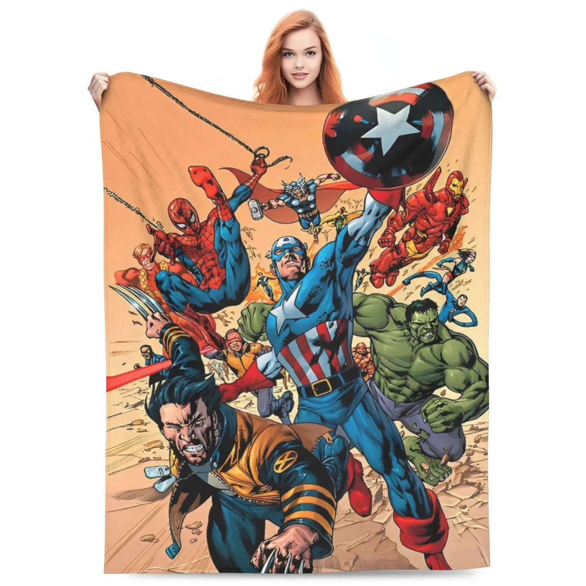 Bryan Hitch Universe Coral Fleece Plush Throw Blanket Blankets for Bedding Bedroom Lightweight Thin Bedding Throws