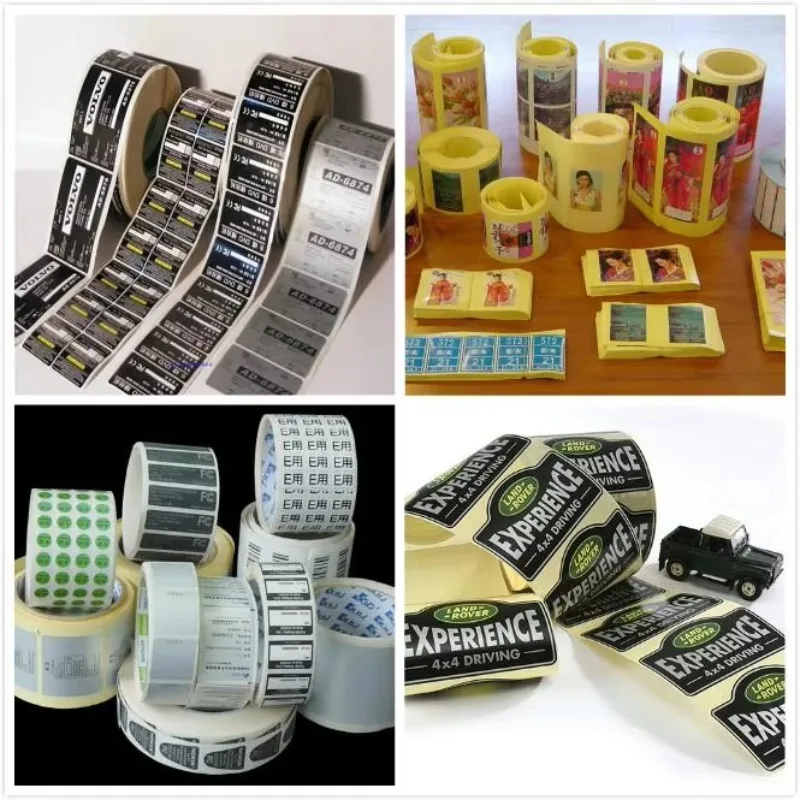 Customized Automatic Paper Adhesive Label Slitting And Rewinding Machine