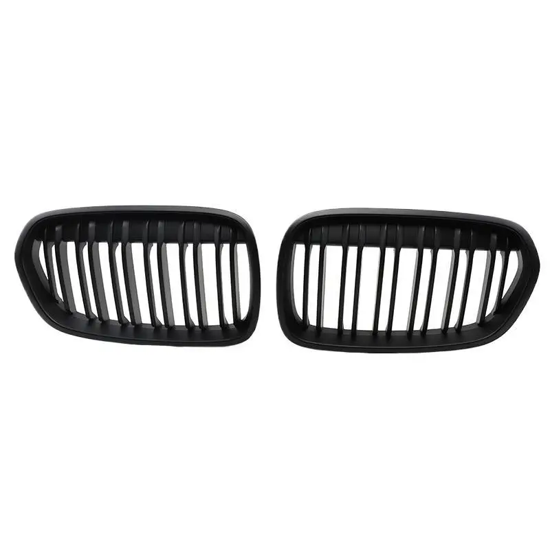 

Suitable for 2016-2020 BMW 1 Series sedan F52 modified double-line bright black middle mesh front grille carbon pattern middle m