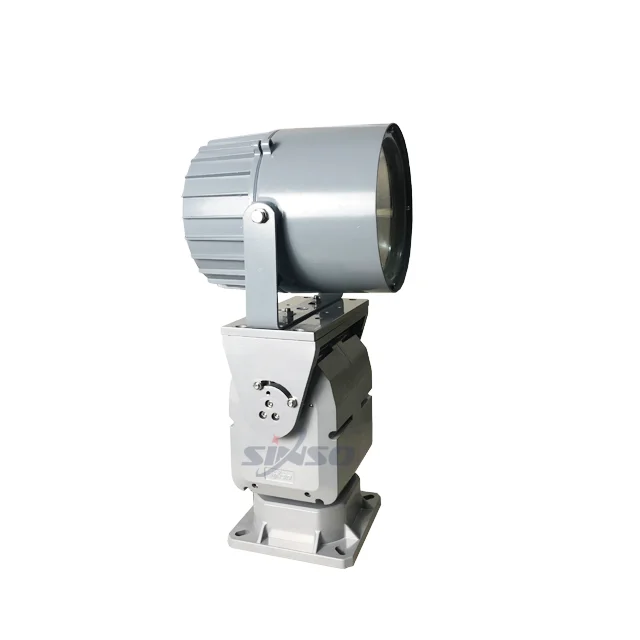 Faretto Faro In Alluminio Wireless Remote Led Barca Barca Marina Luminosità Esterna Auto Rotante 1000 Metri W 10800lm 95 80