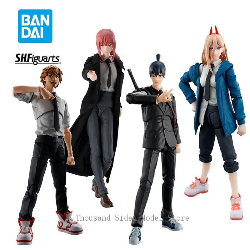 

IN Stock Bandai S.H.Figuarts Hayakawa Aki Makima Denji Power Pochita SHF Original Action Figure Anime PVC Model Collectible Toys