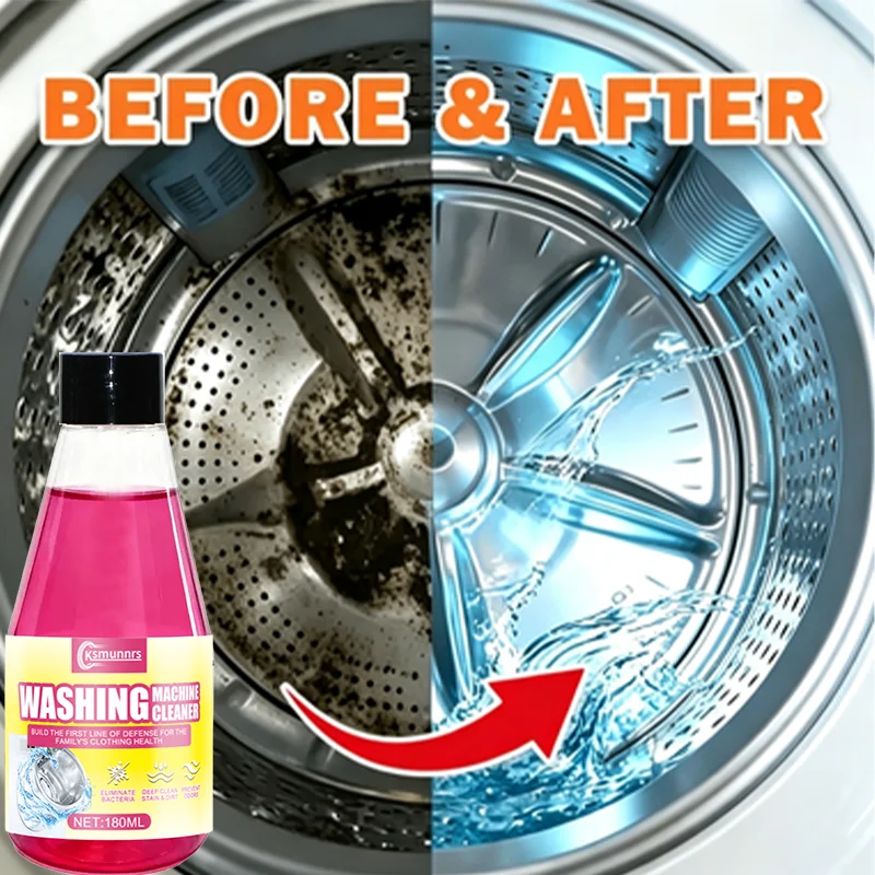 Washing machine drum cleaner, deeply penetrates and dissolves long-term grime and odours. Safe for your machine and hands, a mus